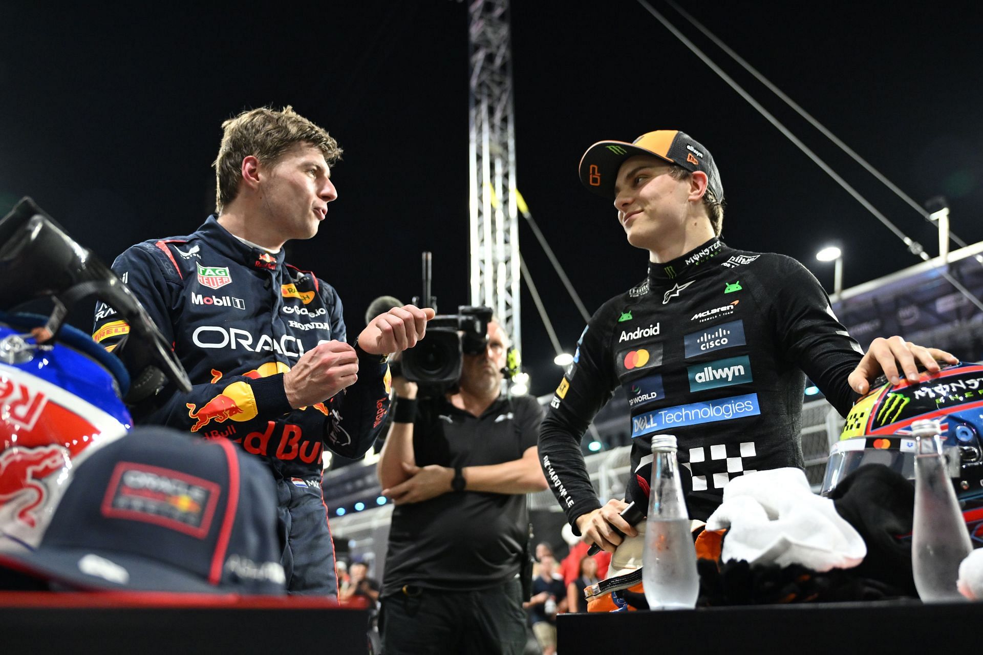 Max Verstappen with Oscar Piastri at F1 Grand Prix of Saudi Arabia - Qualifying - Source: Getty
